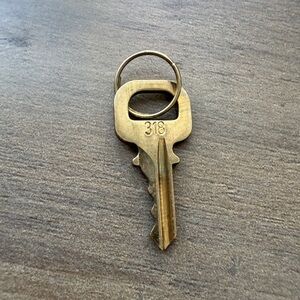 Authentic Louis Vuitton Gold Key # 318